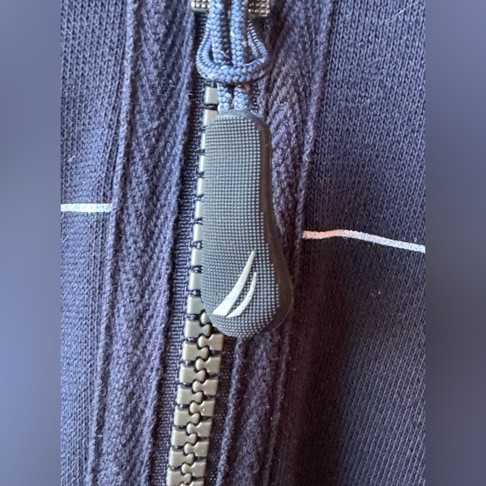 Nautica Navy 1/4 Zip Up Sweater size Large - Picture 3 of 6